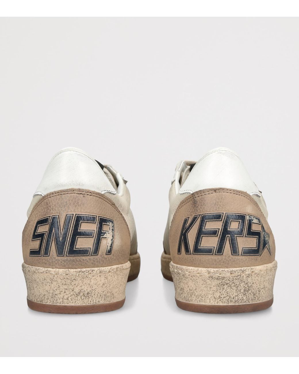 Golden Goose Deluxe Brand White Leather Ballstar Sneakers for men