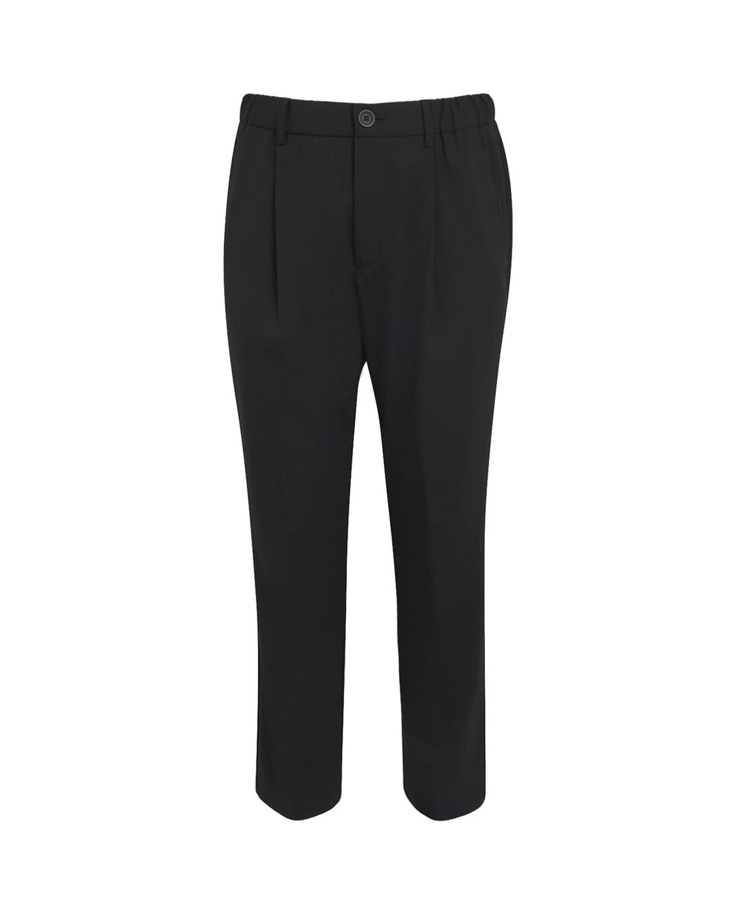 Herno Black Technical Drawstring Trousers for men