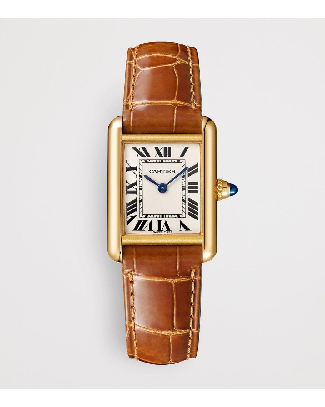 Cartier White Small Tank Louis Watch