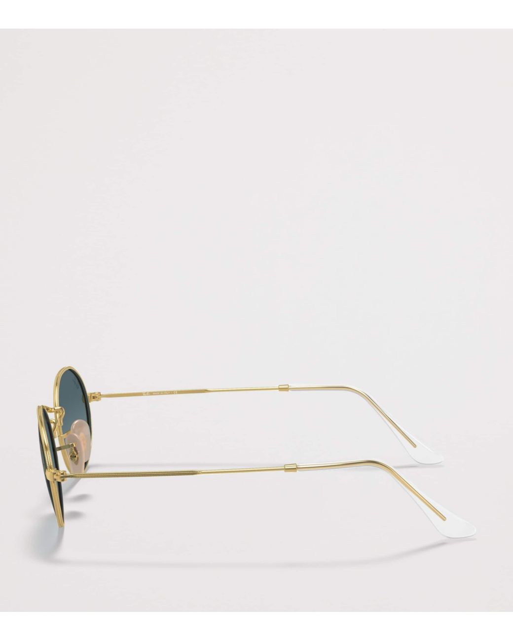 Ray-Ban Blue Rb3547 Oval Metal Sunglasses