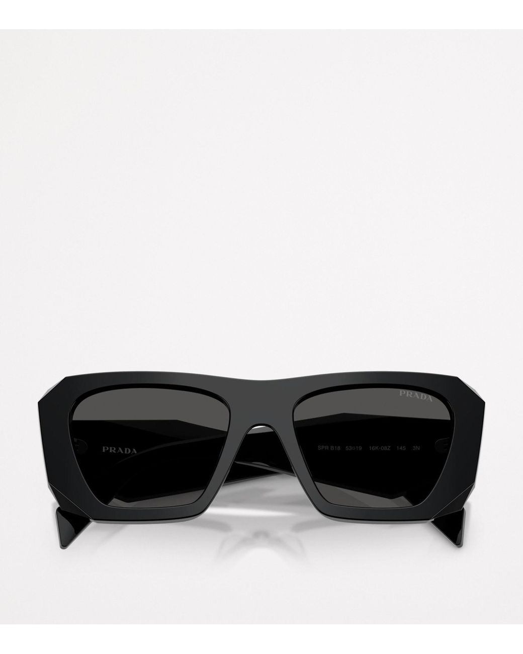 Prada Black Acetate Pr B18S Sunglasses