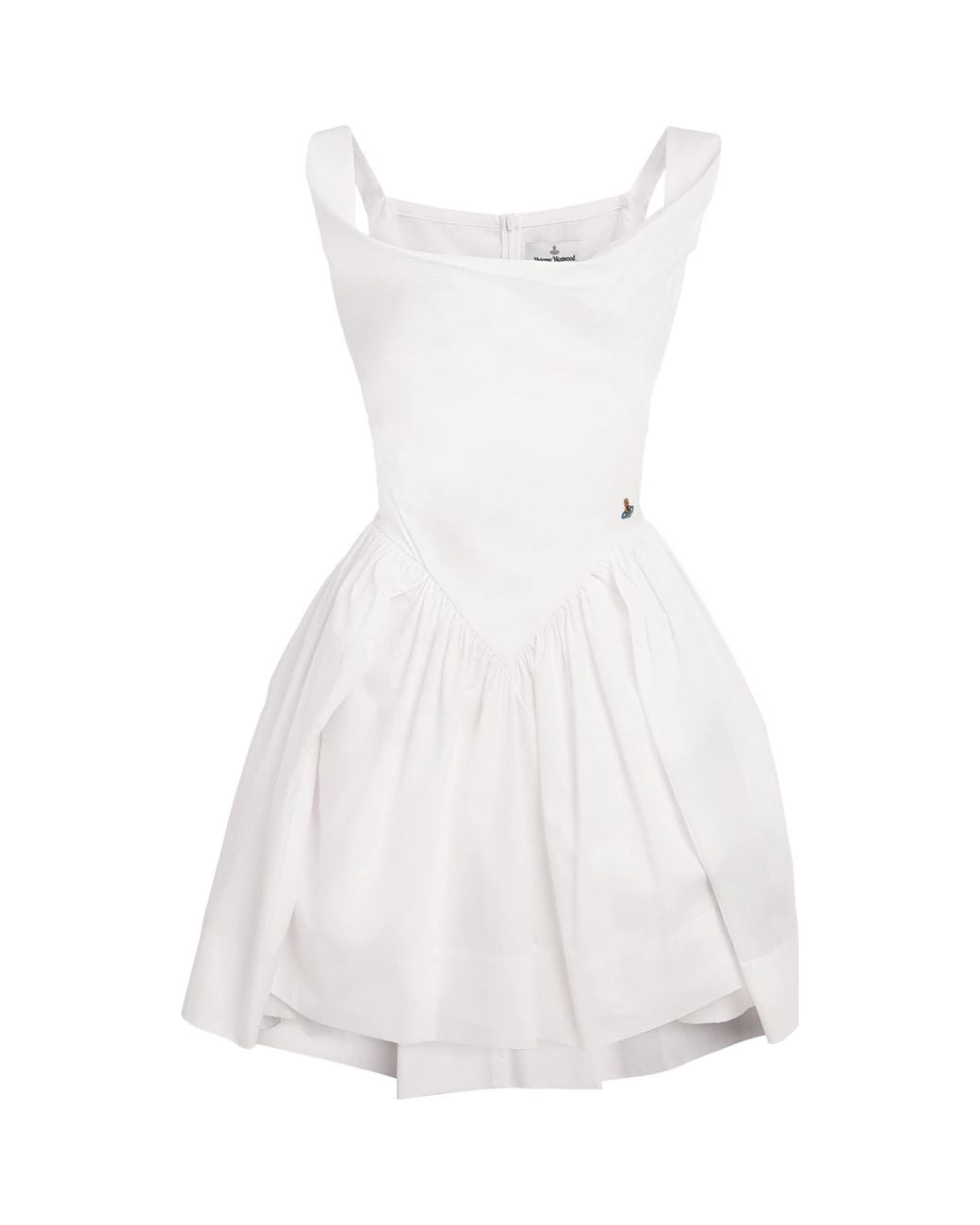 Vivienne Westwood White Cotton Sunday Mini Dress