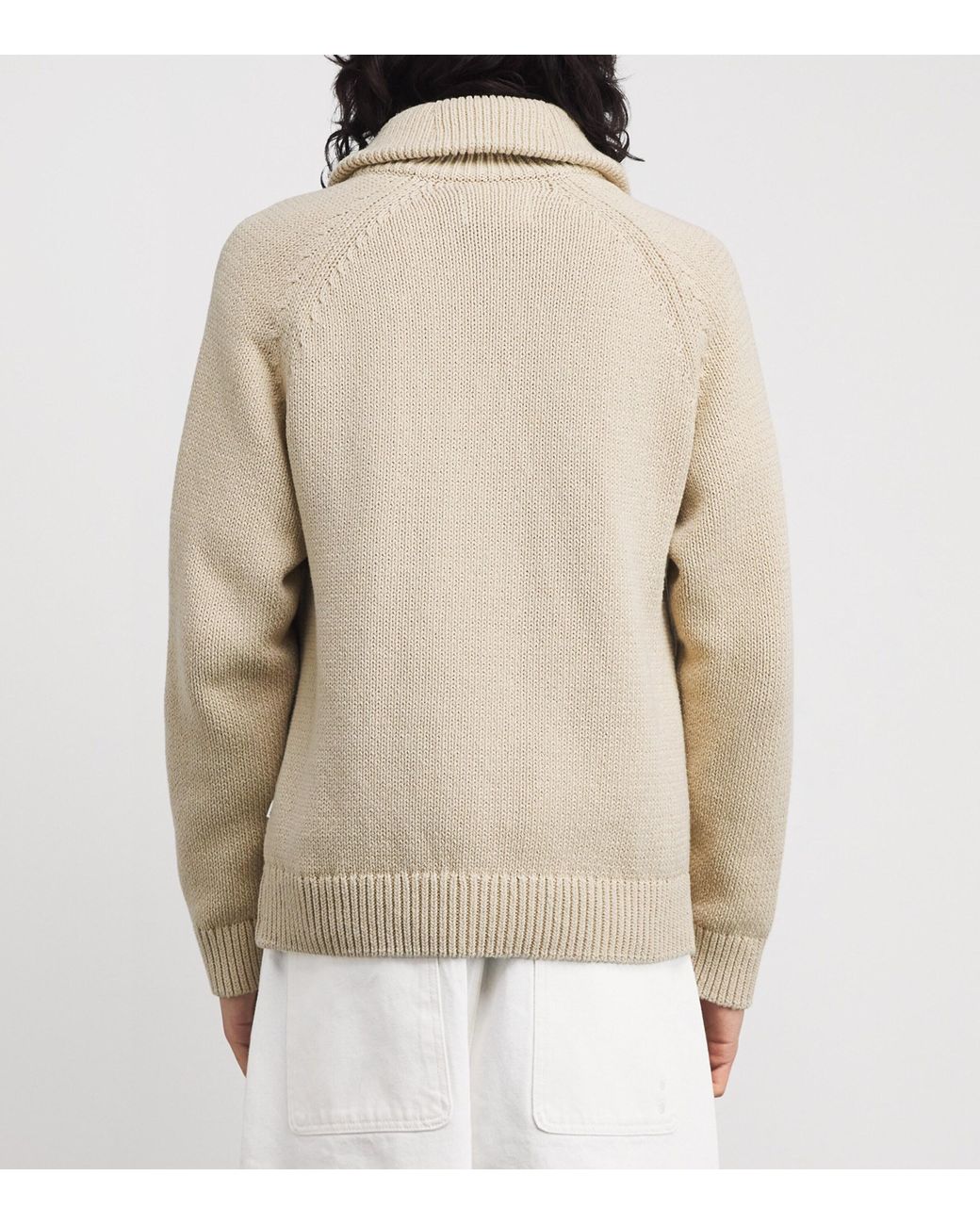 NN07 Natural Cotton Half-Zip Sweater