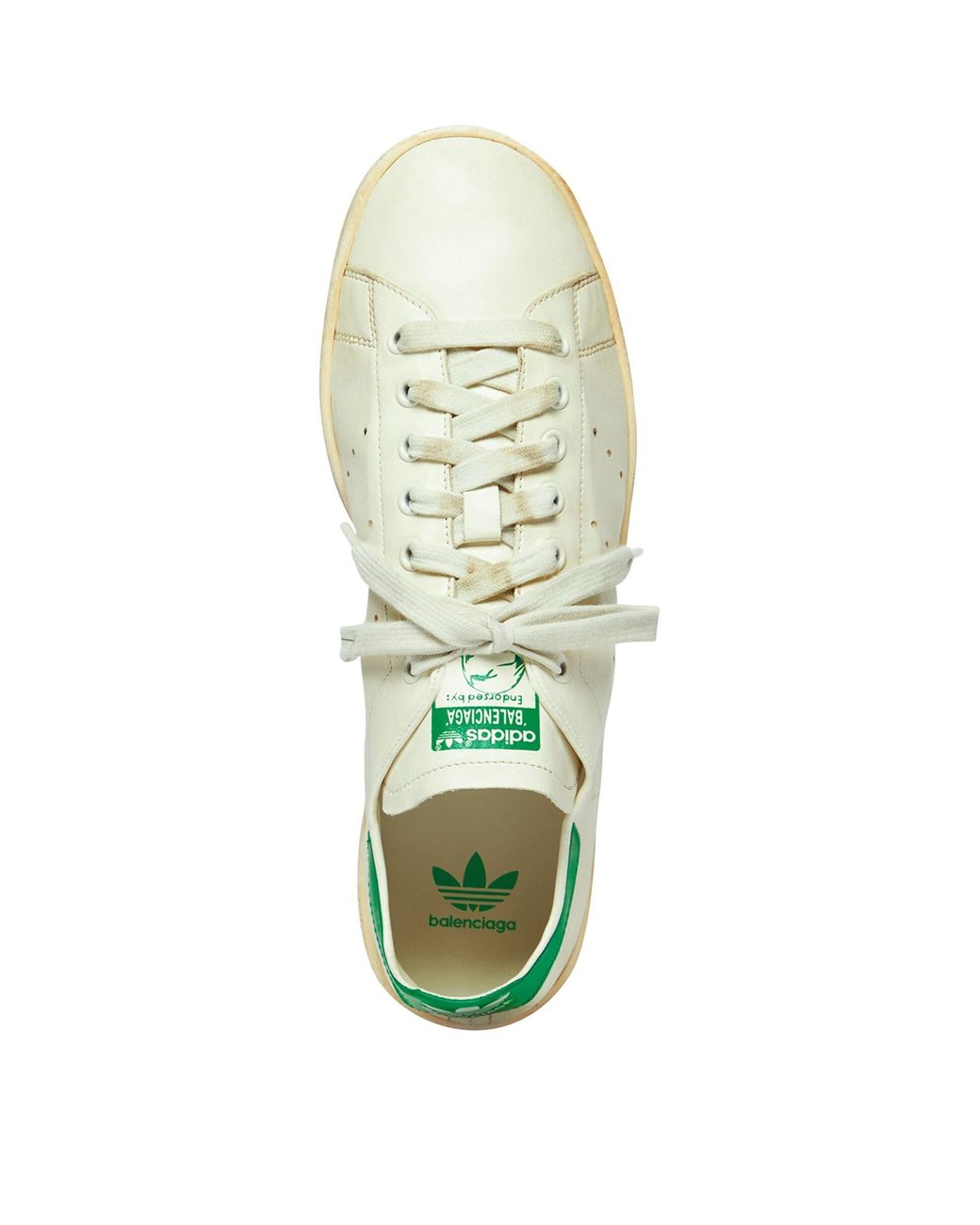 Balenciaga X Adidas Worn-out Stan Smith Sneakers in Green | Lyst
