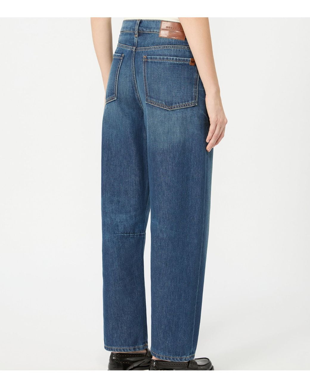Weekend by Maxmara Blue Barrel Jeans