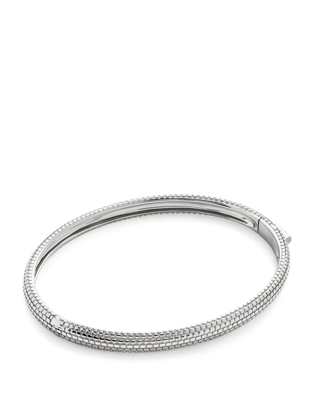 Monica Vinader Brown Sterling Heirloom Bangle