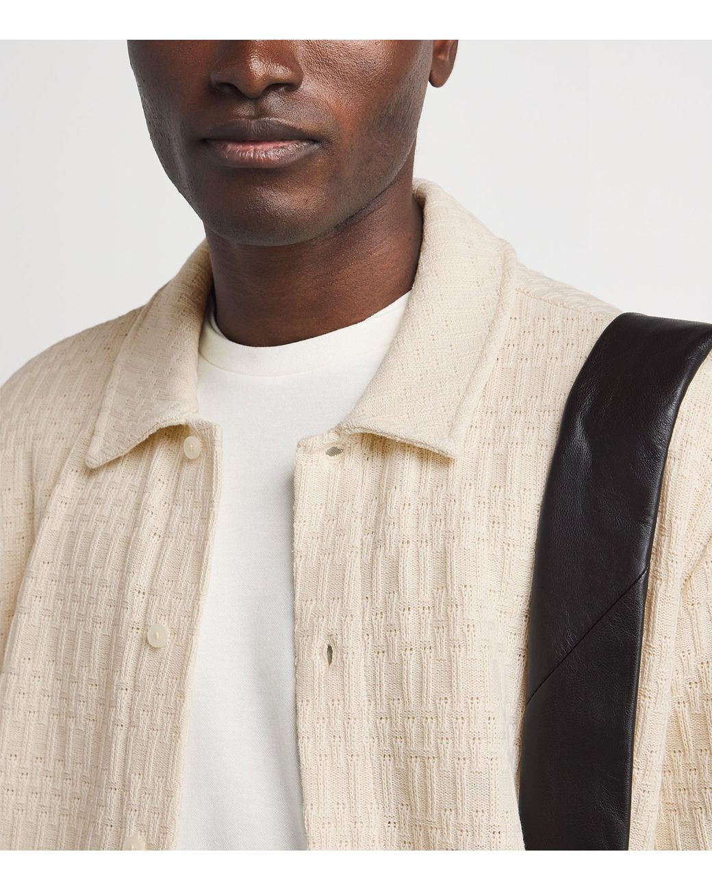Samsøe & Samsøe White Knitted Sakvist Shirt for men