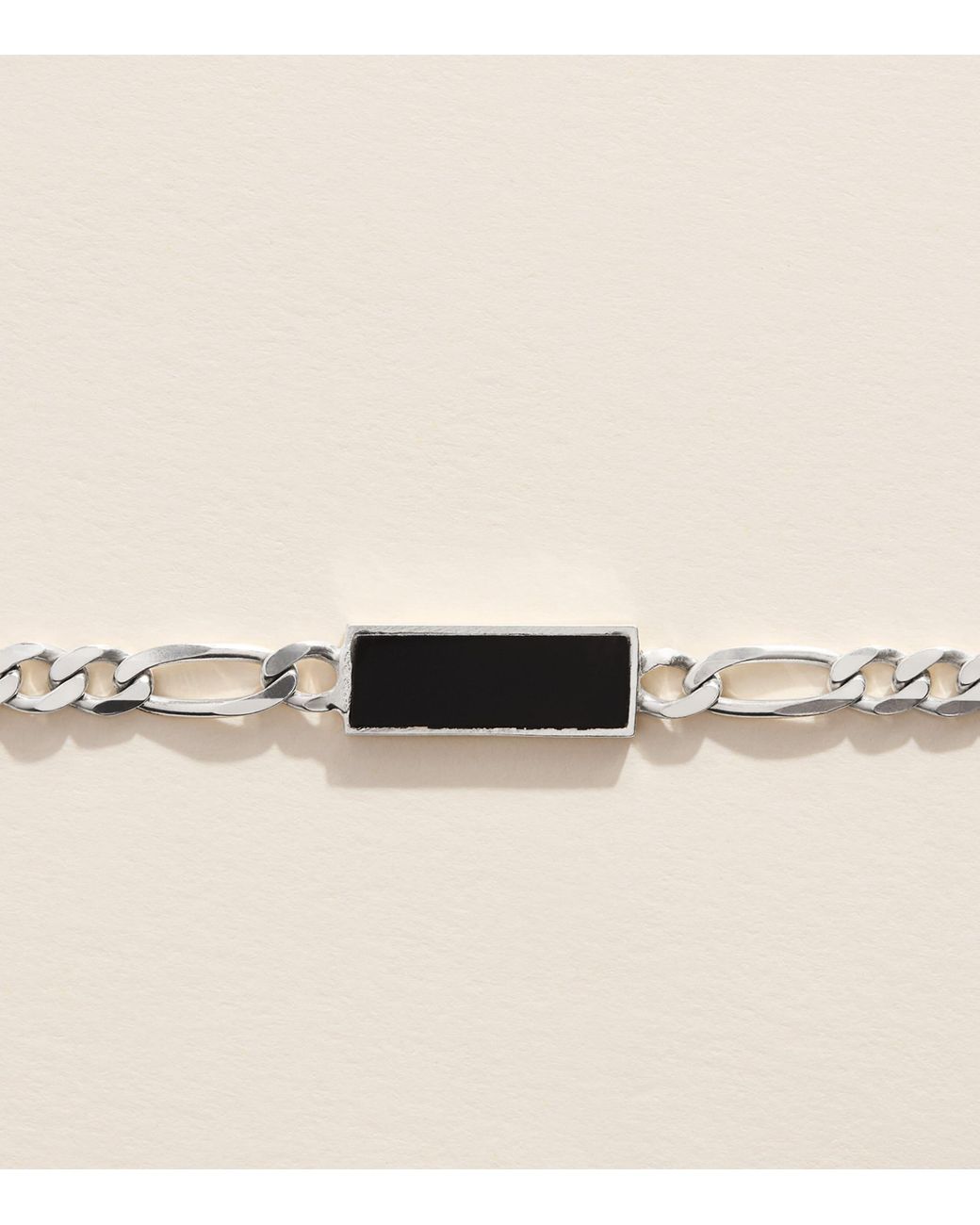 FYR Natural Sterling And Onyx Brother Bracelet for men