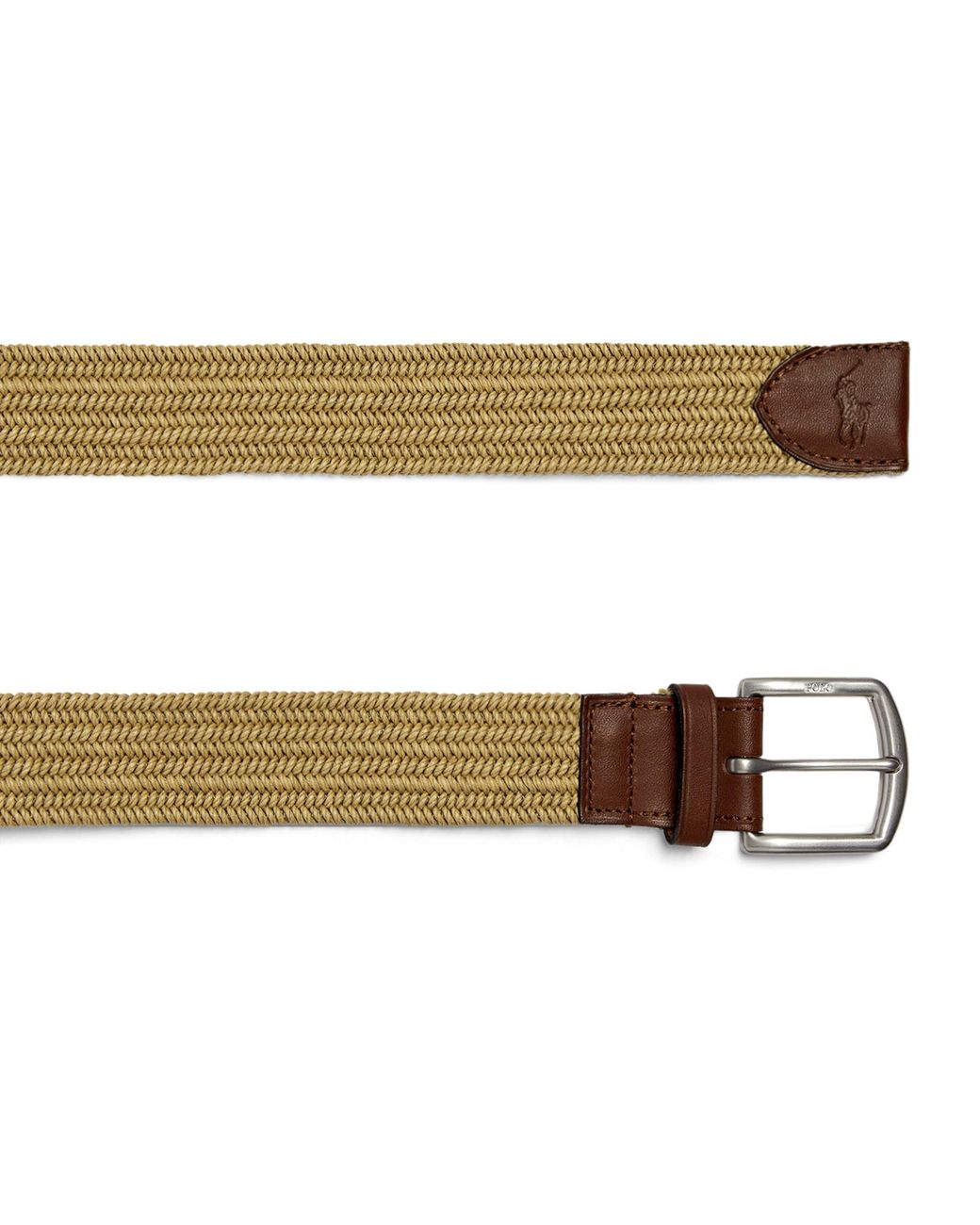 Polo Ralph Lauren Canvas Braided Belt in Metallic for Men | Lyst