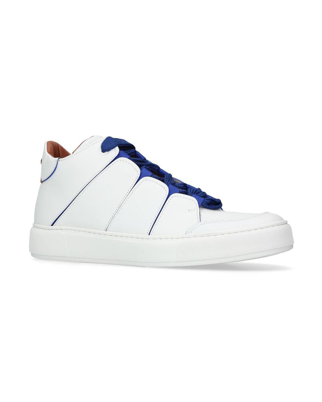 Zegna Tiziano High-top Sneakers in White for Men | Lyst