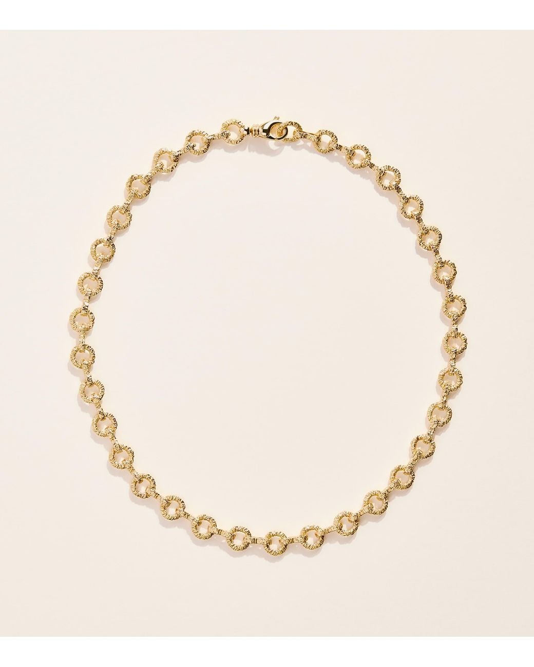 Azlee Natural Textured Chain Necklace