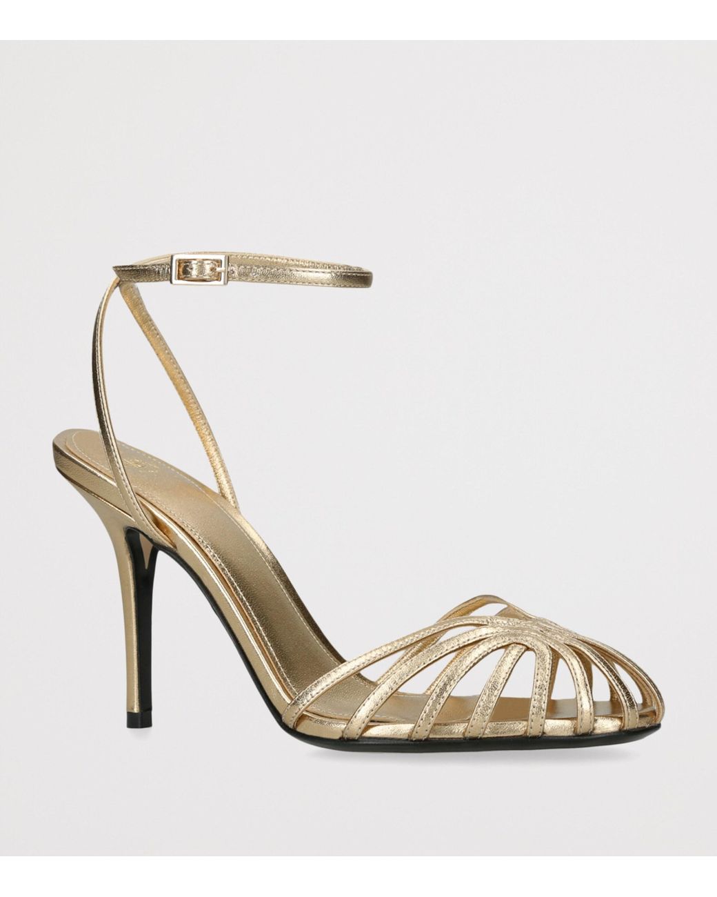 ALEVI Metallic Leather Blake Heeled Sandals 95