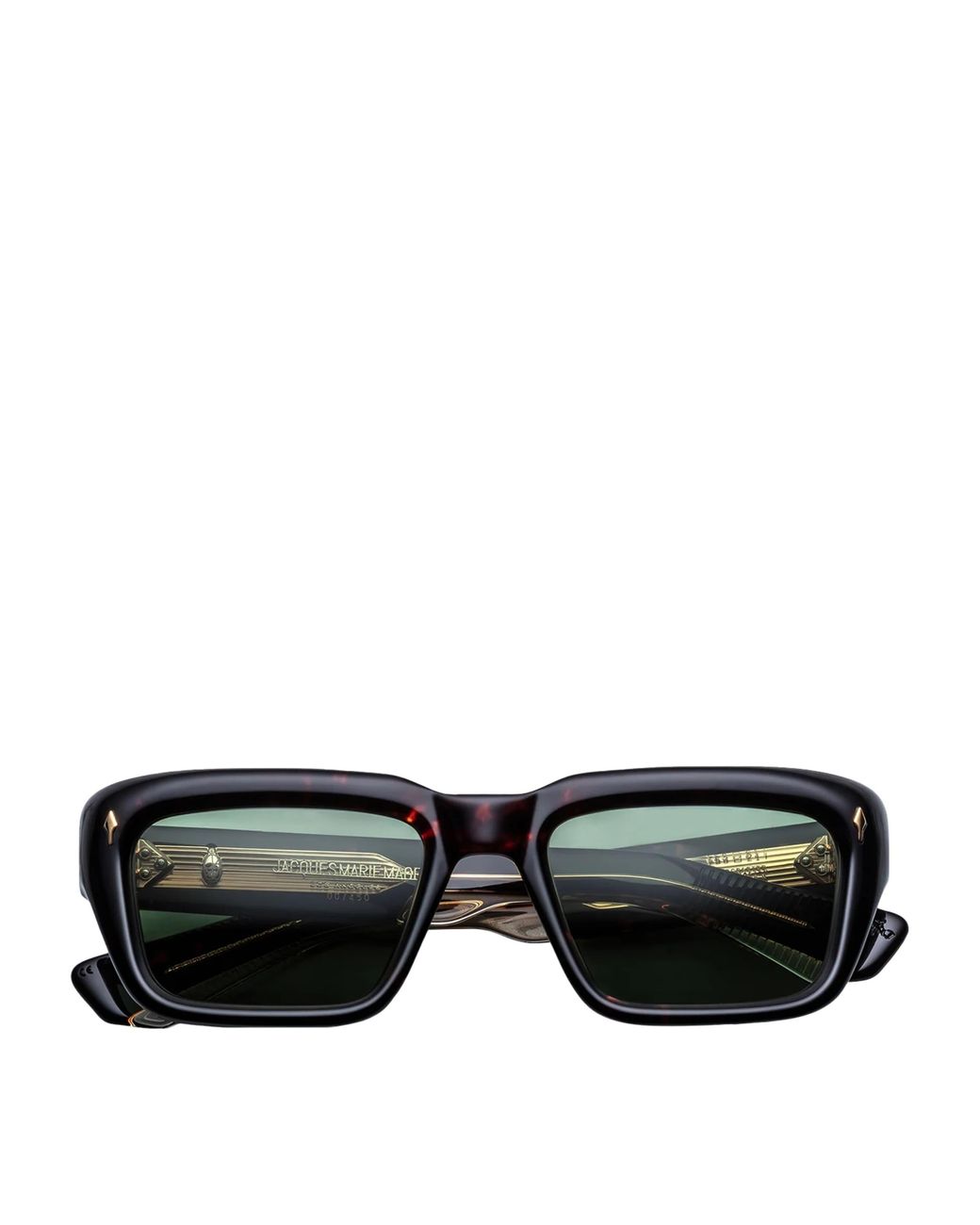 Jacques Marie Mage Black Walker Rectangle Sunglasses