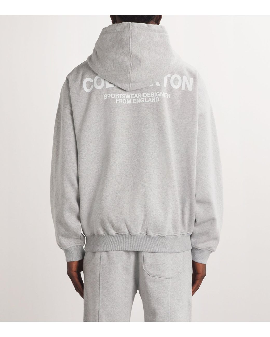 Cole Buxton Gray Sportswear Hoodie for men