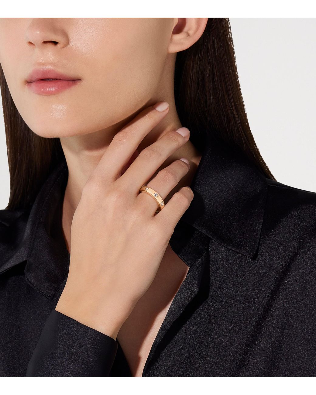 Pomellato Metallic And Diamond Iconica Ring