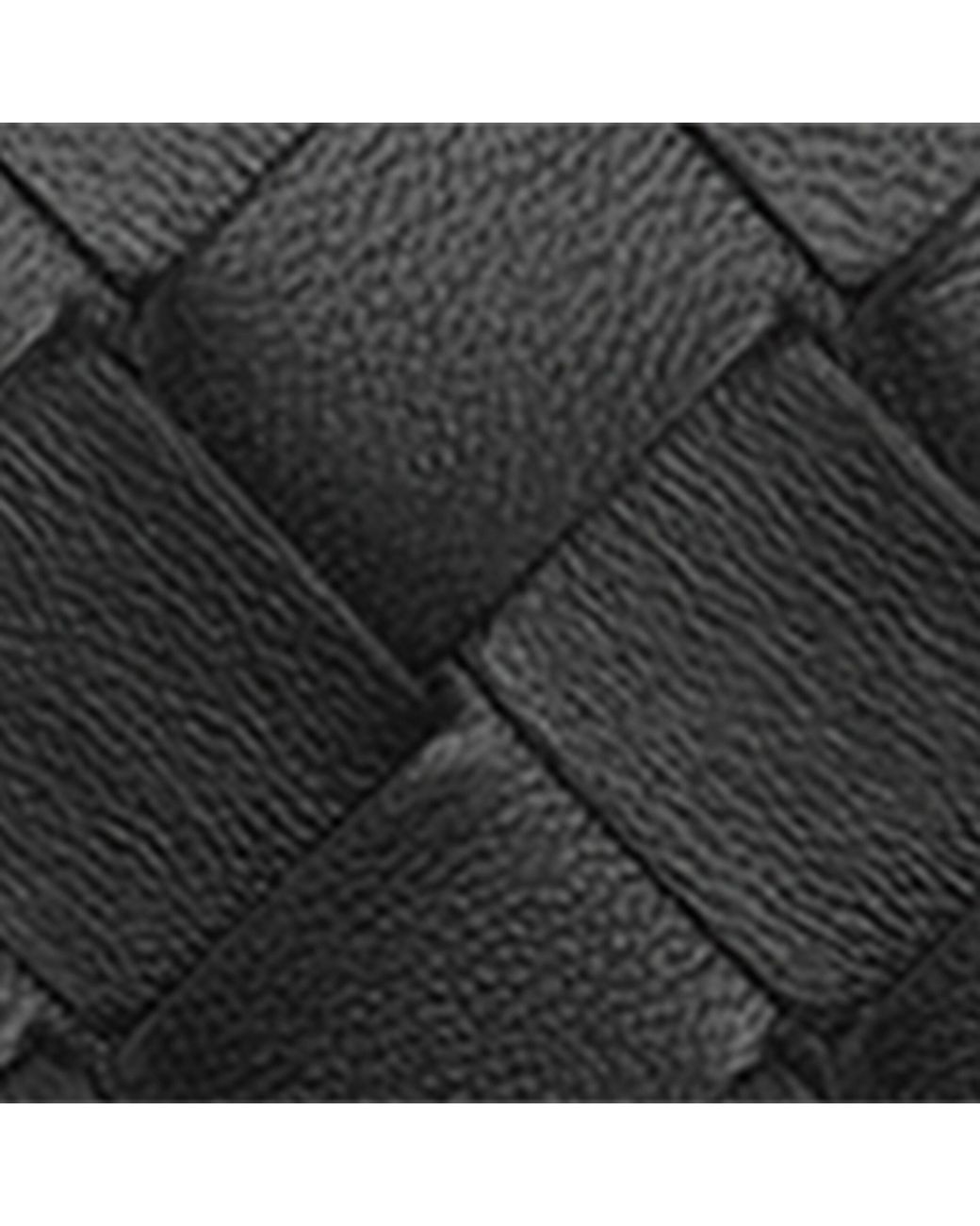 Bottega Veneta Black Leather Intrecciato Andiamo Card Holder