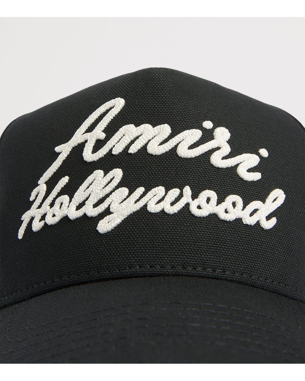 Amiri Black Canvas Hollywood Baseball Cap for men
