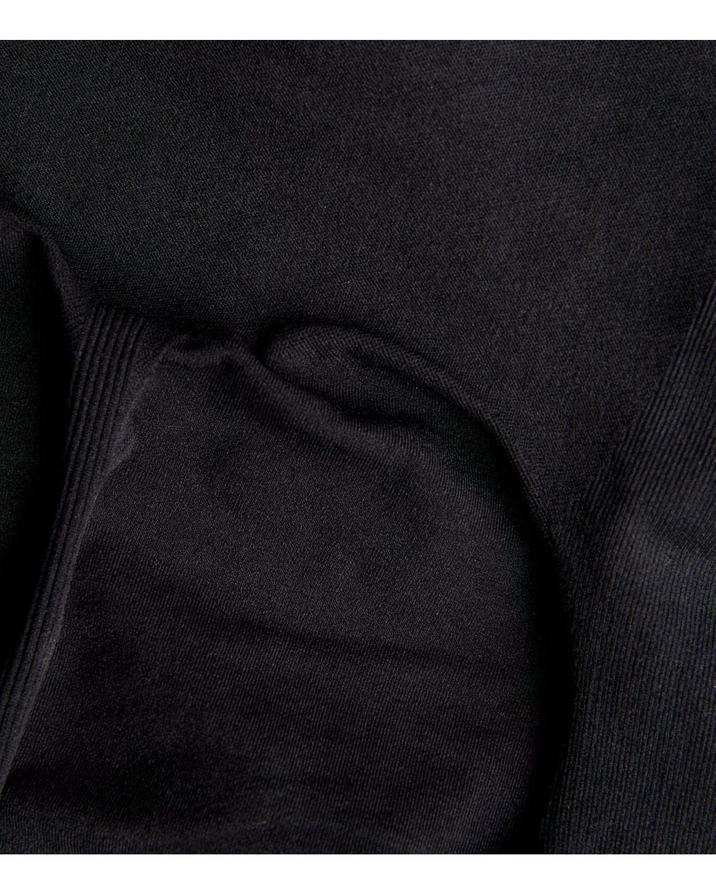 Skims Black Seamless Sculpt Mid-Thigh Shorts