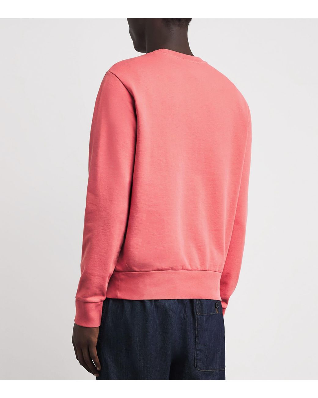 Polo Ralph Lauren Pink Cotton Loopback Fleece Sweatshirt for men