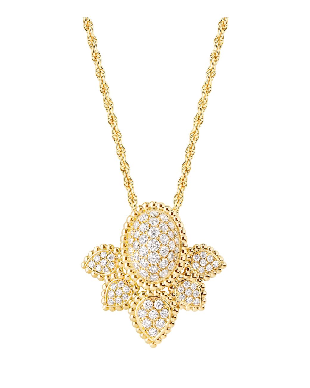 Boucheron Metallic And Diamond Serpent Bohème Vintage Necklace