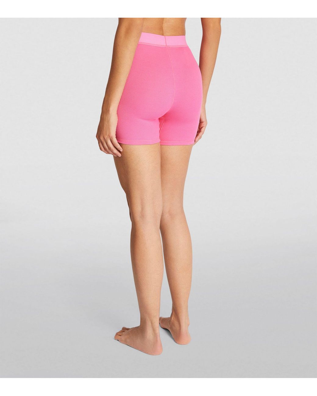 SKIMS, Shorts, Skims Cotton Fleece Shorts Short Cherry Blossom Pink M  Medium Nwt New Kardashian