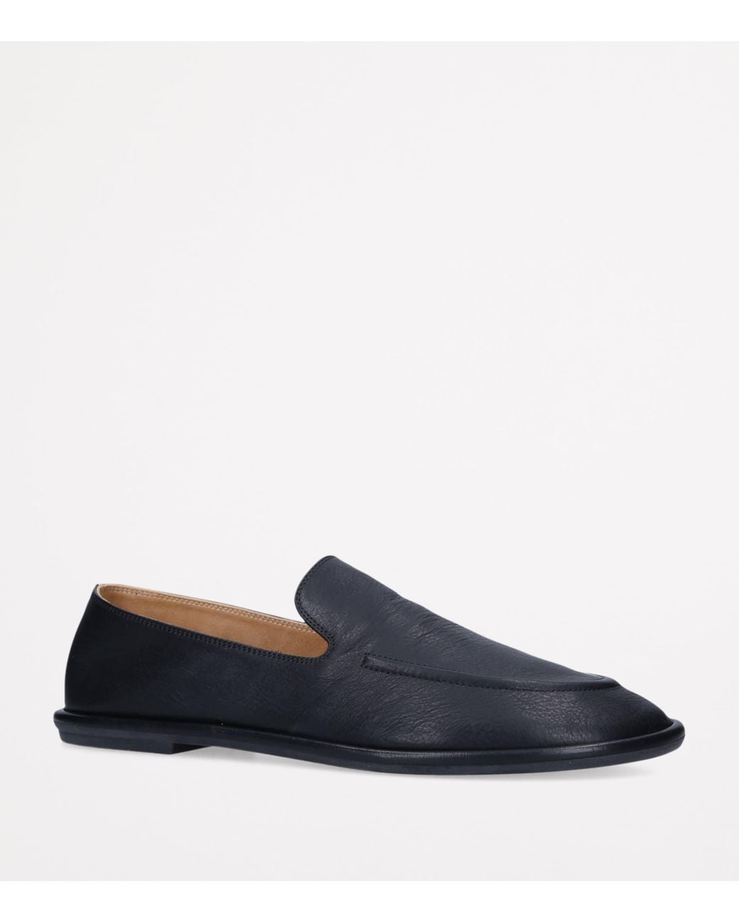 The Row Blue Canal Leather Loafers