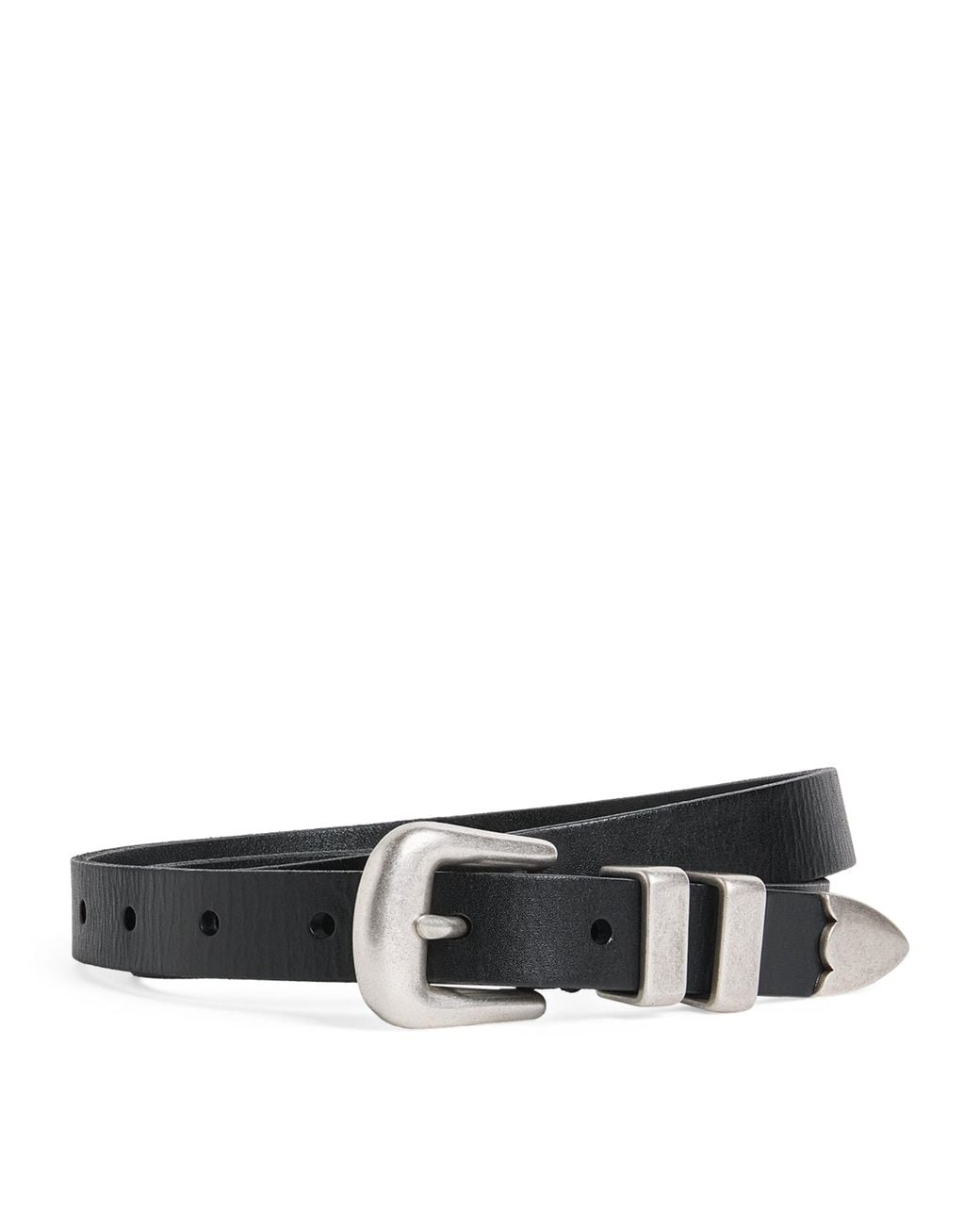 Polo Ralph Lauren Belt Womens M Suede Leather Rhinestone Western Black NFR Rodeo Ralph Lauren Brown Suede Leather Double Buckle O Ring Belt  main image 3