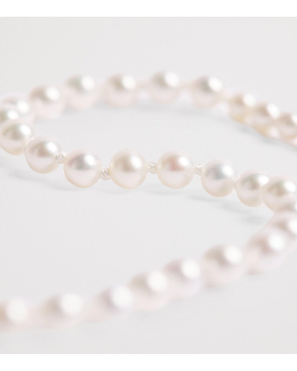 Sophie Bille Brahe White Petite And Pearl Peggy Necklace