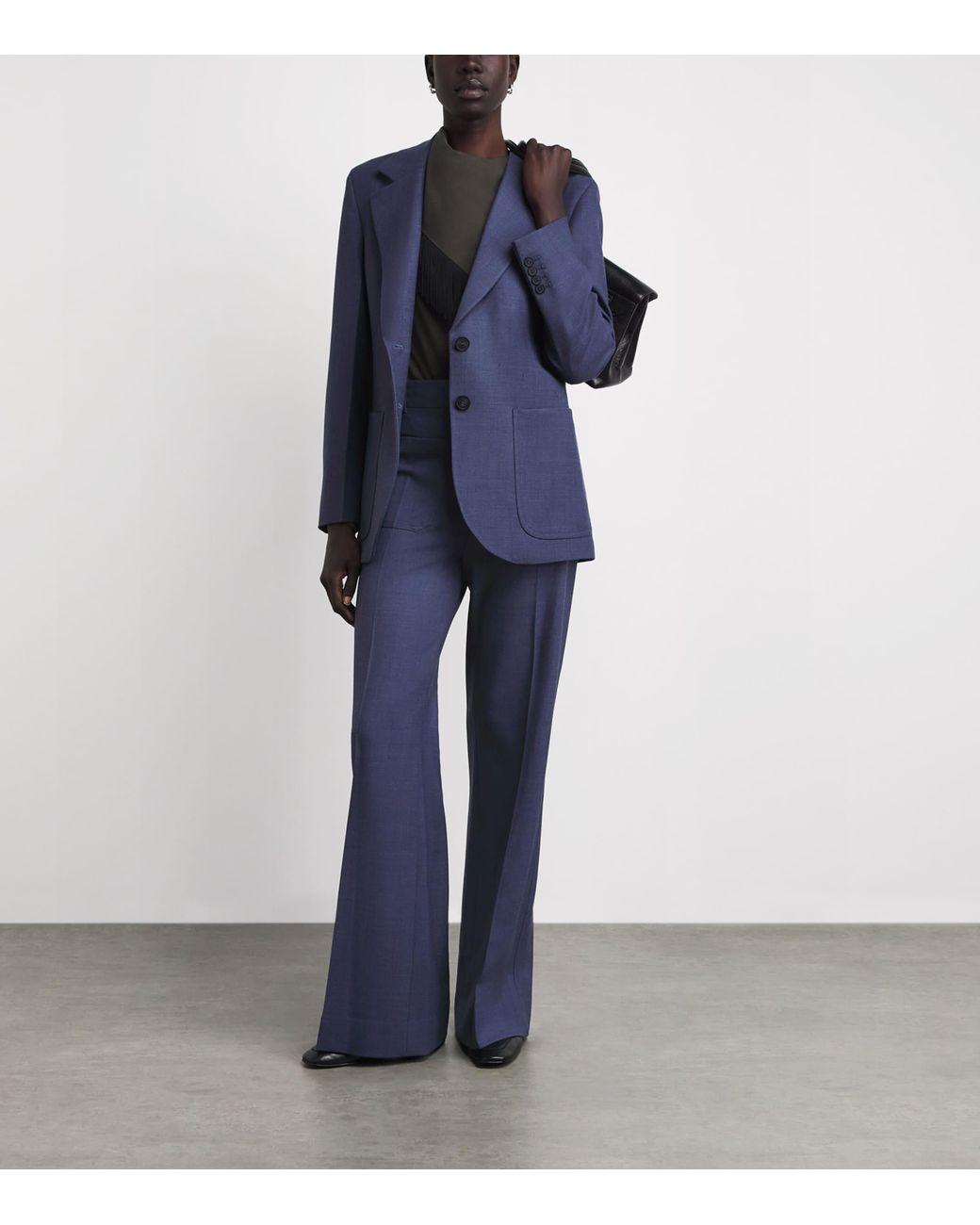 Victoria Beckham Blue Katherine Blazer