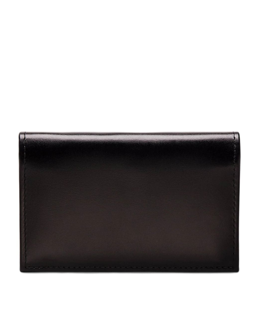 Ettinger Black Leather Sterling Visiting Card Holder