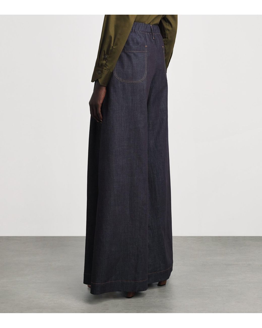 Palmer//Harding Blue Elara High-Rise Wide-Leg Jeans