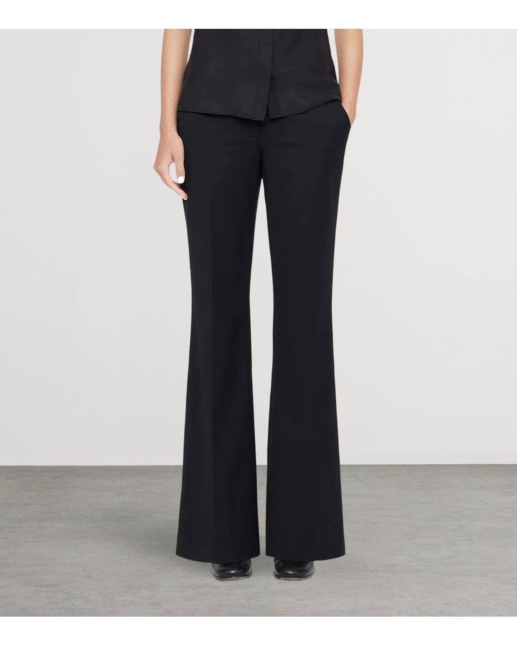 AllSaints Black Solace Bootcut Trousers