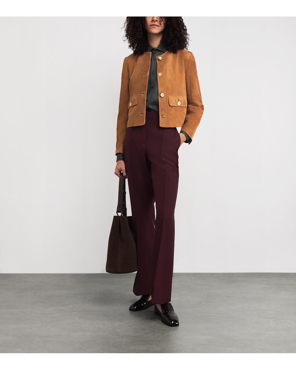 Arma Brown Suede Gaya Jacket