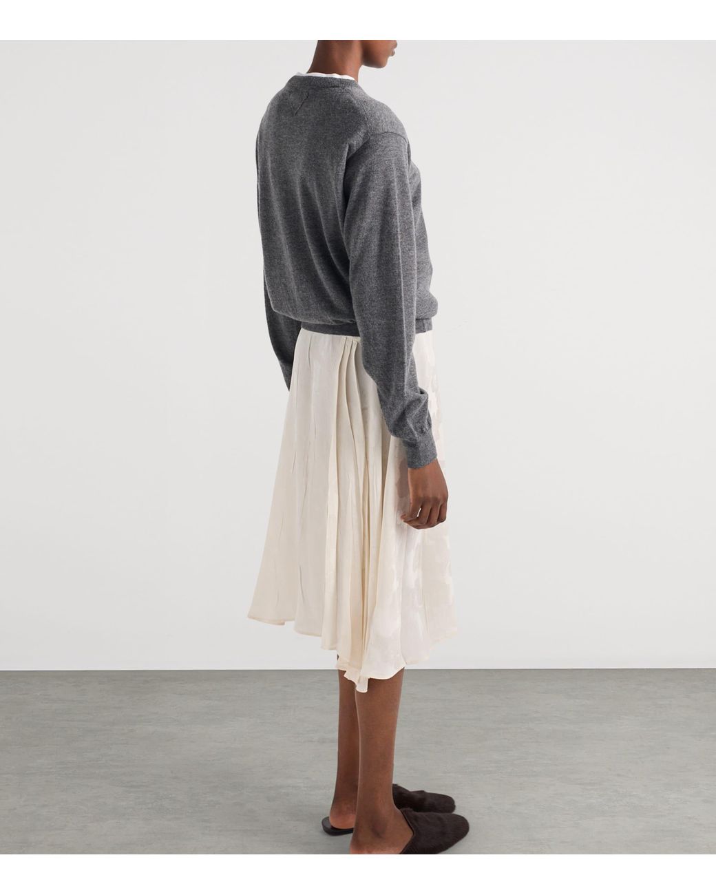 Prada Gray Cashmere Sweater