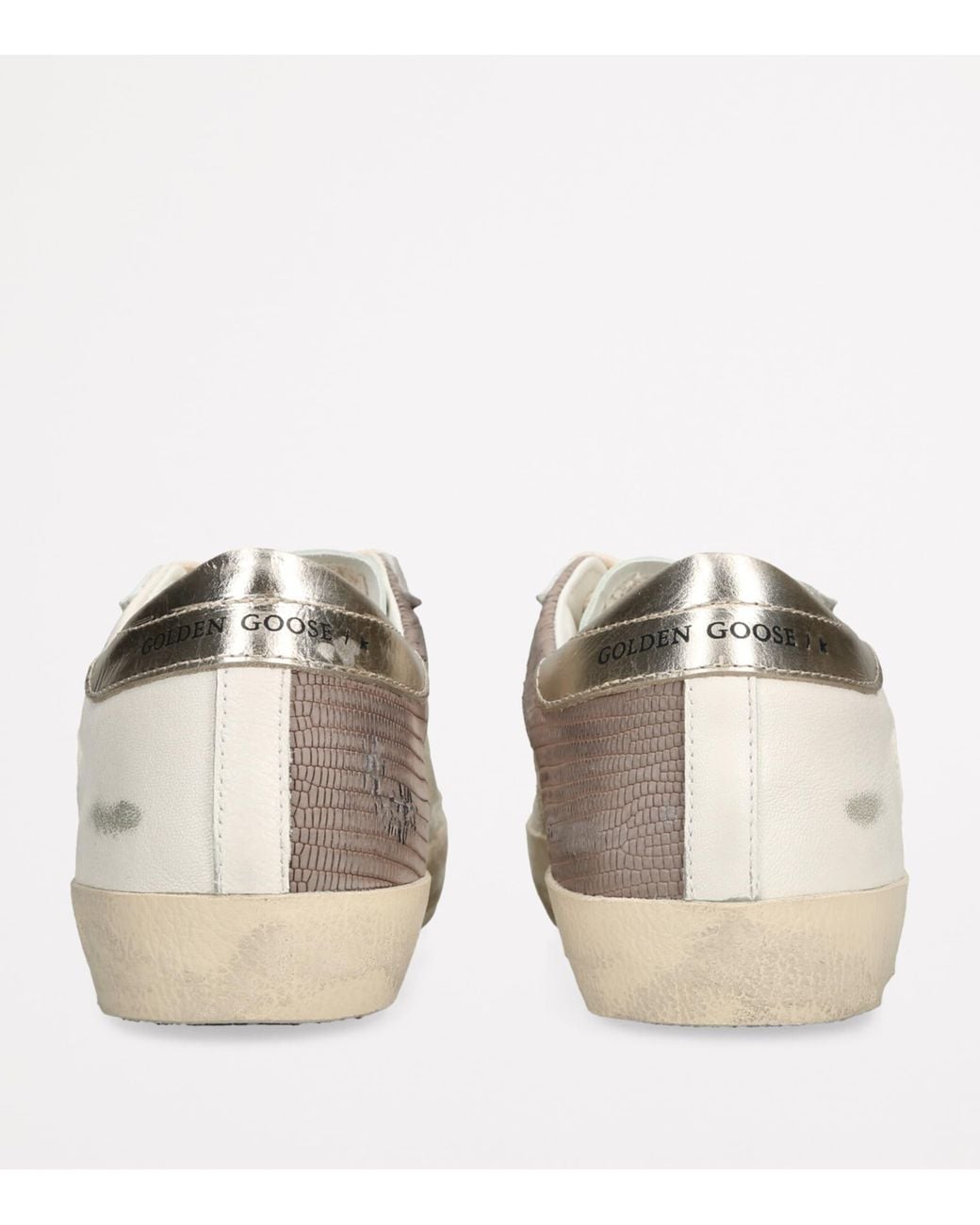 Golden Goose Deluxe Brand Natural Suede Super Star Low-Top Sneakers