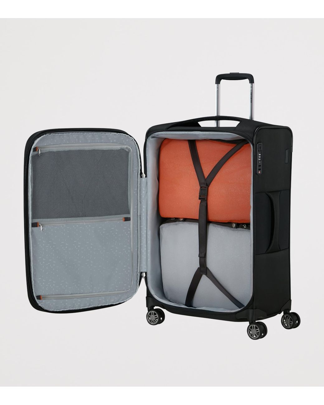 Samsonite Black Expandable Re-Lite Spinner Suitcase