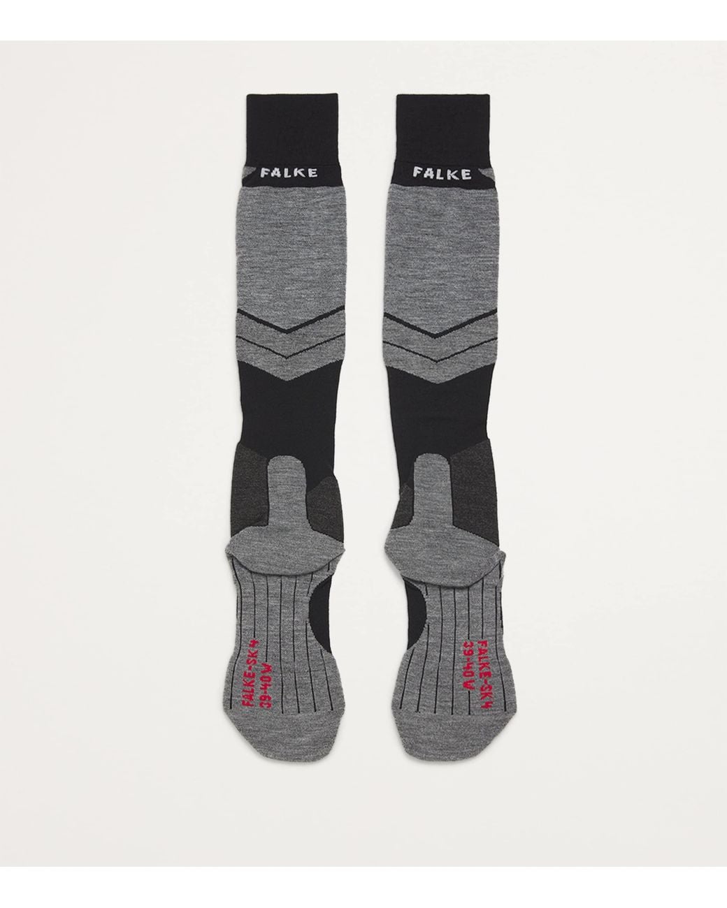 Falke White Sk4 Skiing Socks