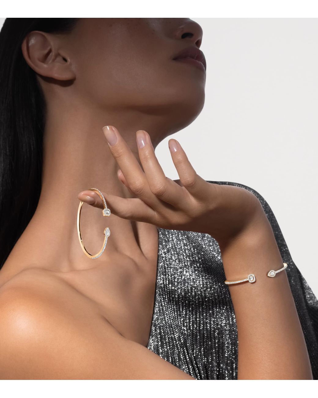 Messika Natural My Twin And Diamond Bangle