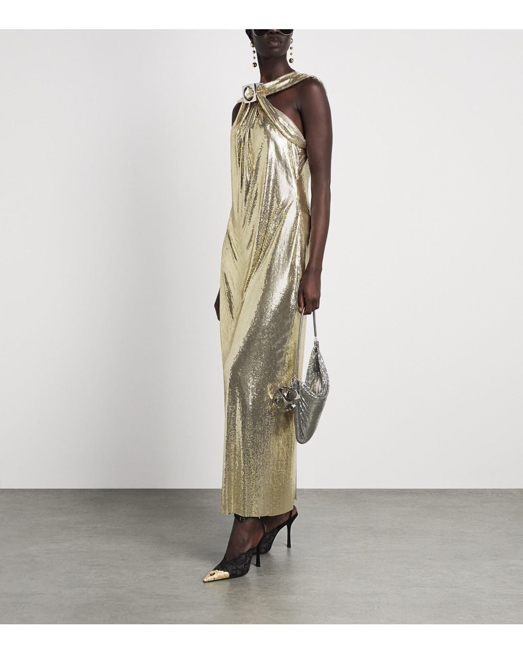 Rabanne Metallic X Dinh Van Chainmail Gown