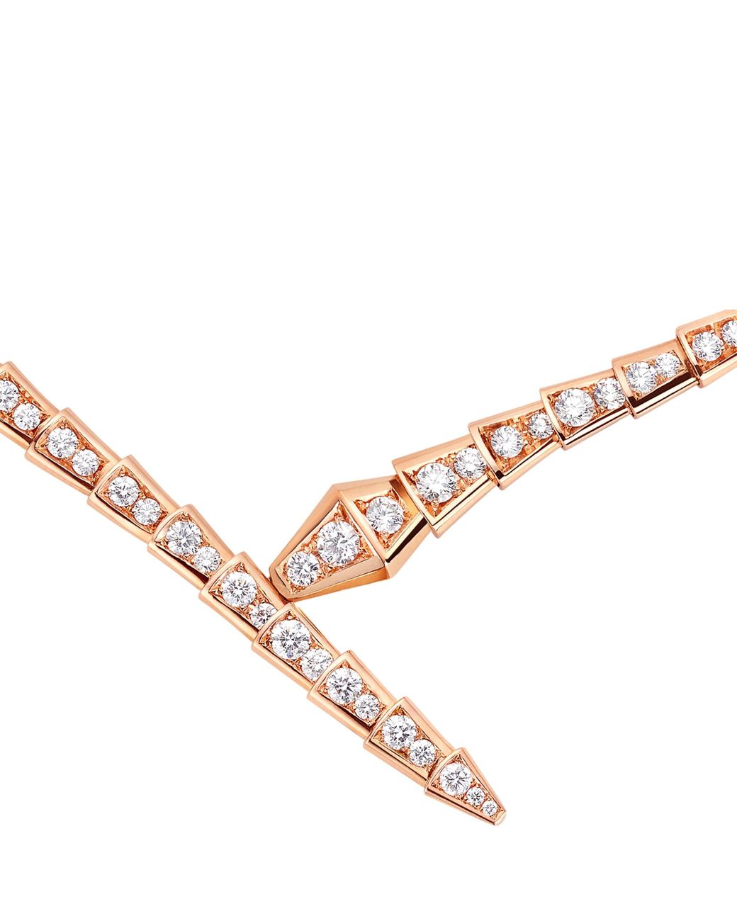 BVLGARI Natural And Diamond Serpenti Viper Necklace