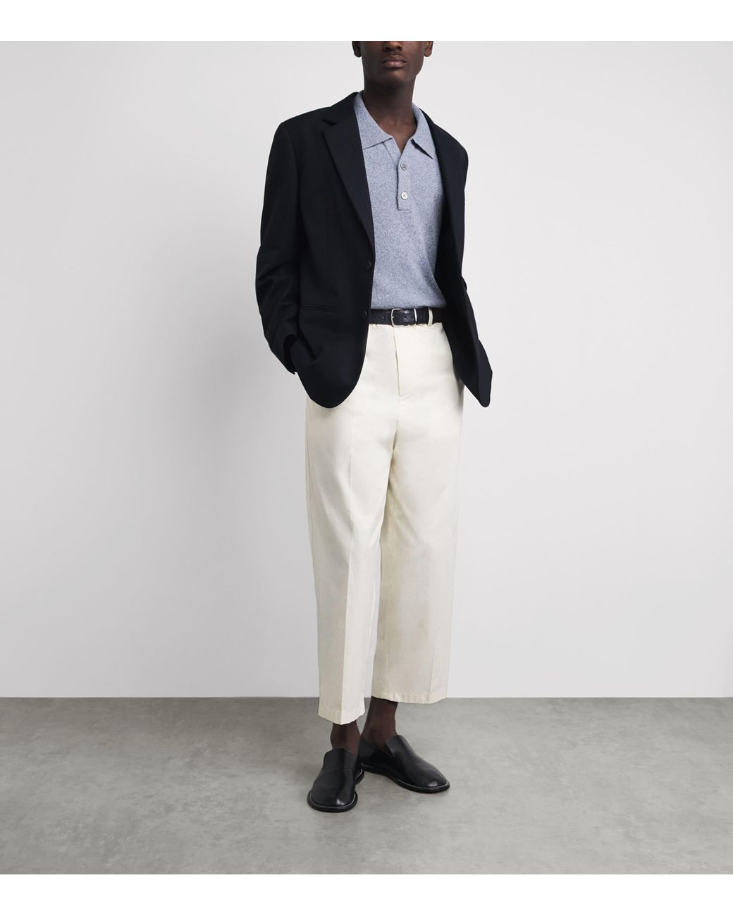 Jacob Cohen Blue Crocodile Leather Belt for men