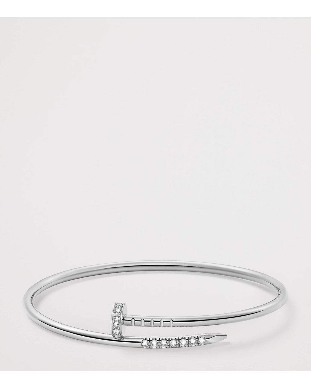 Cartier Metallic Small And Diamond Juste Un Clou Bracelet