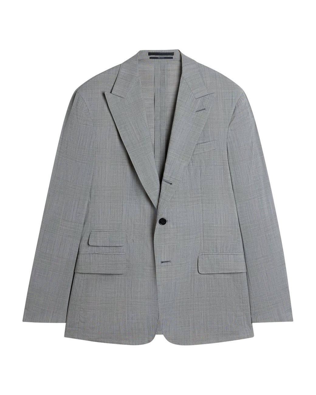 Dunhill Gray Wool-Blend Single-Breasted Blazer for men