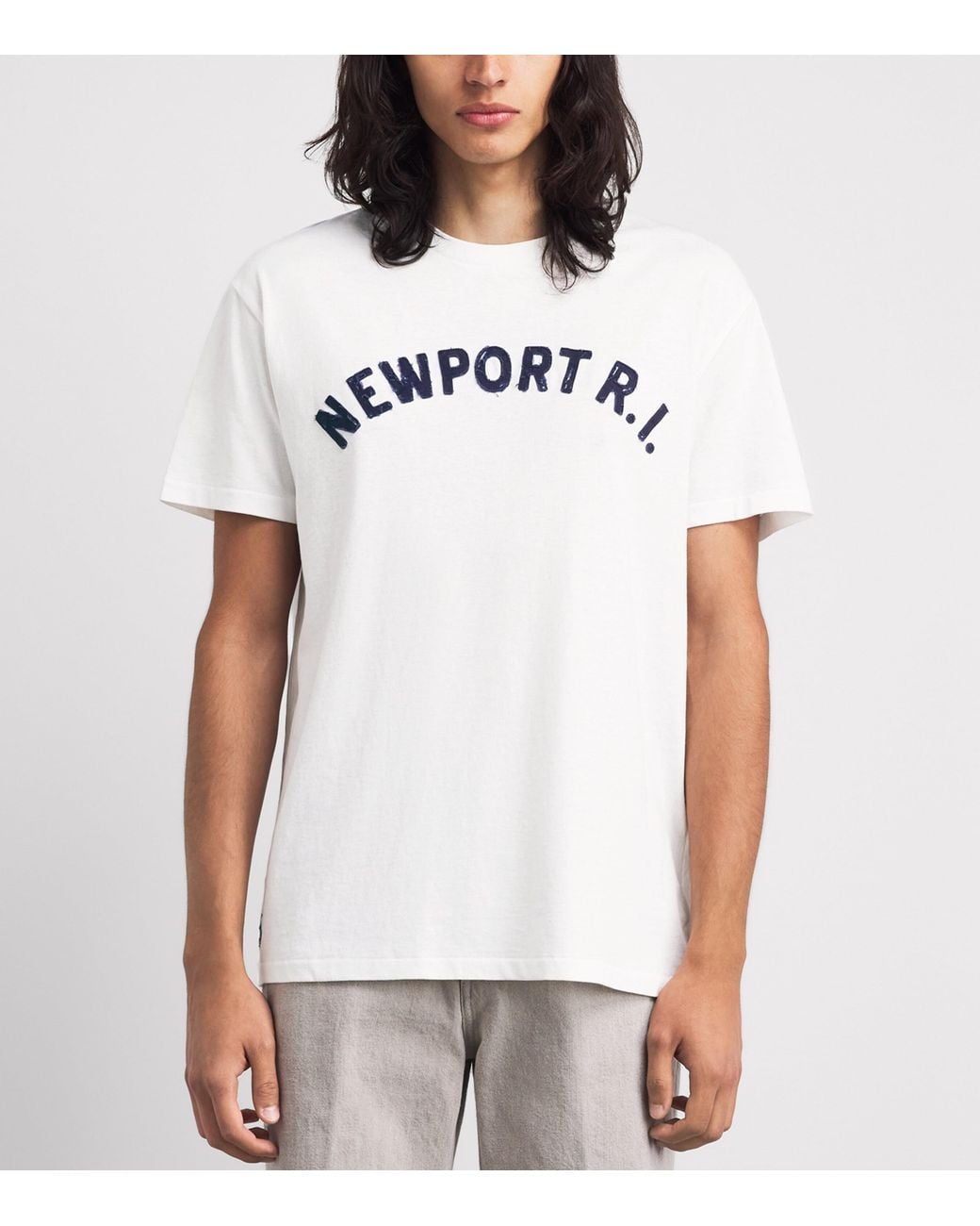 Polo Ralph Lauren White Cotton Newport T-Shirt for men