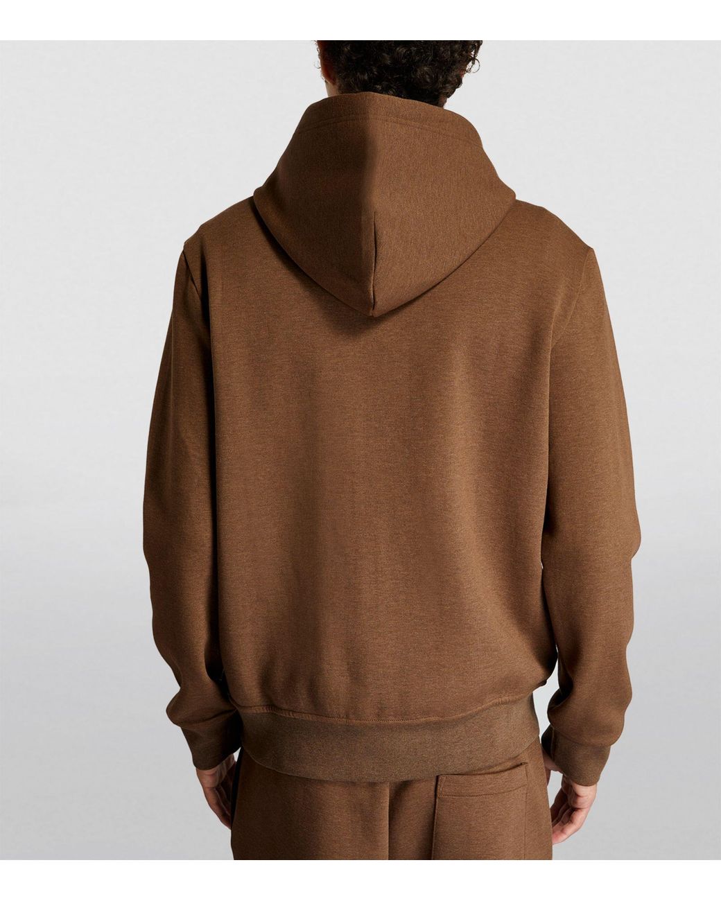 Brown polo hoodie 2025