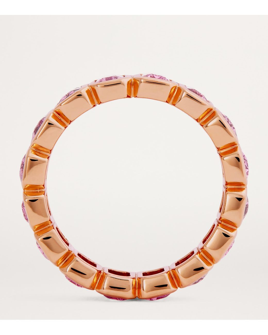 Anita Ko Red And Sapphire Bezel Ring