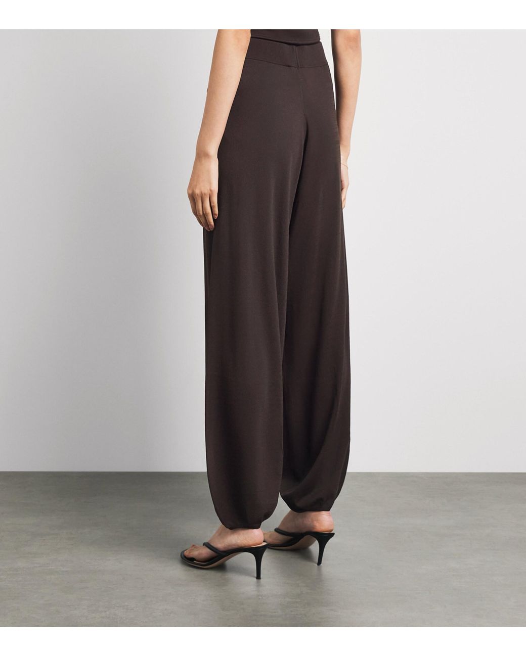 Herskind Brown Merino Clark Wide-Leg Trousers