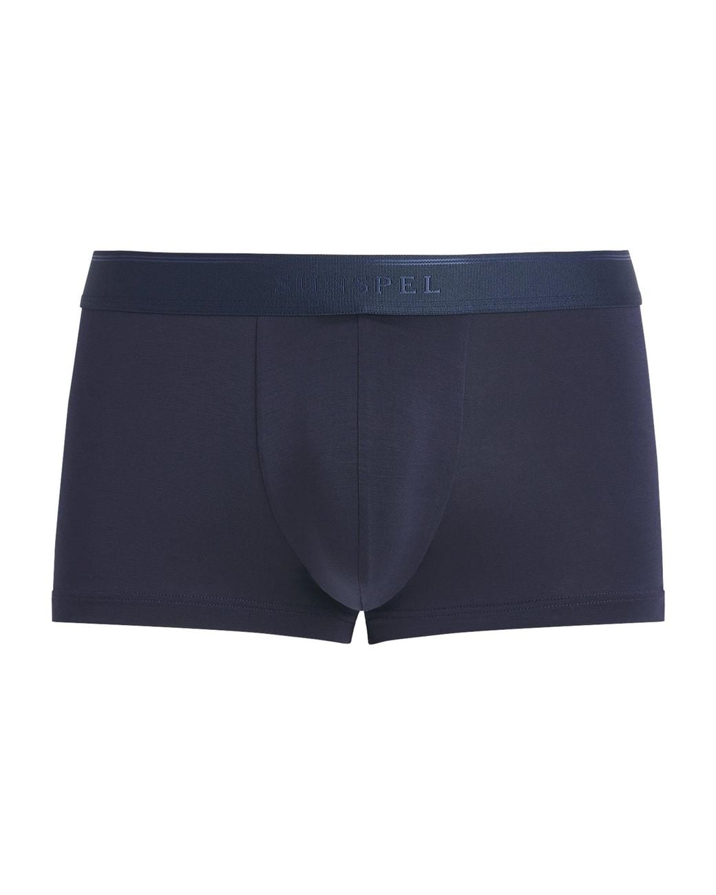 Sunspel Blue Stretch-Tencel Trunks for men