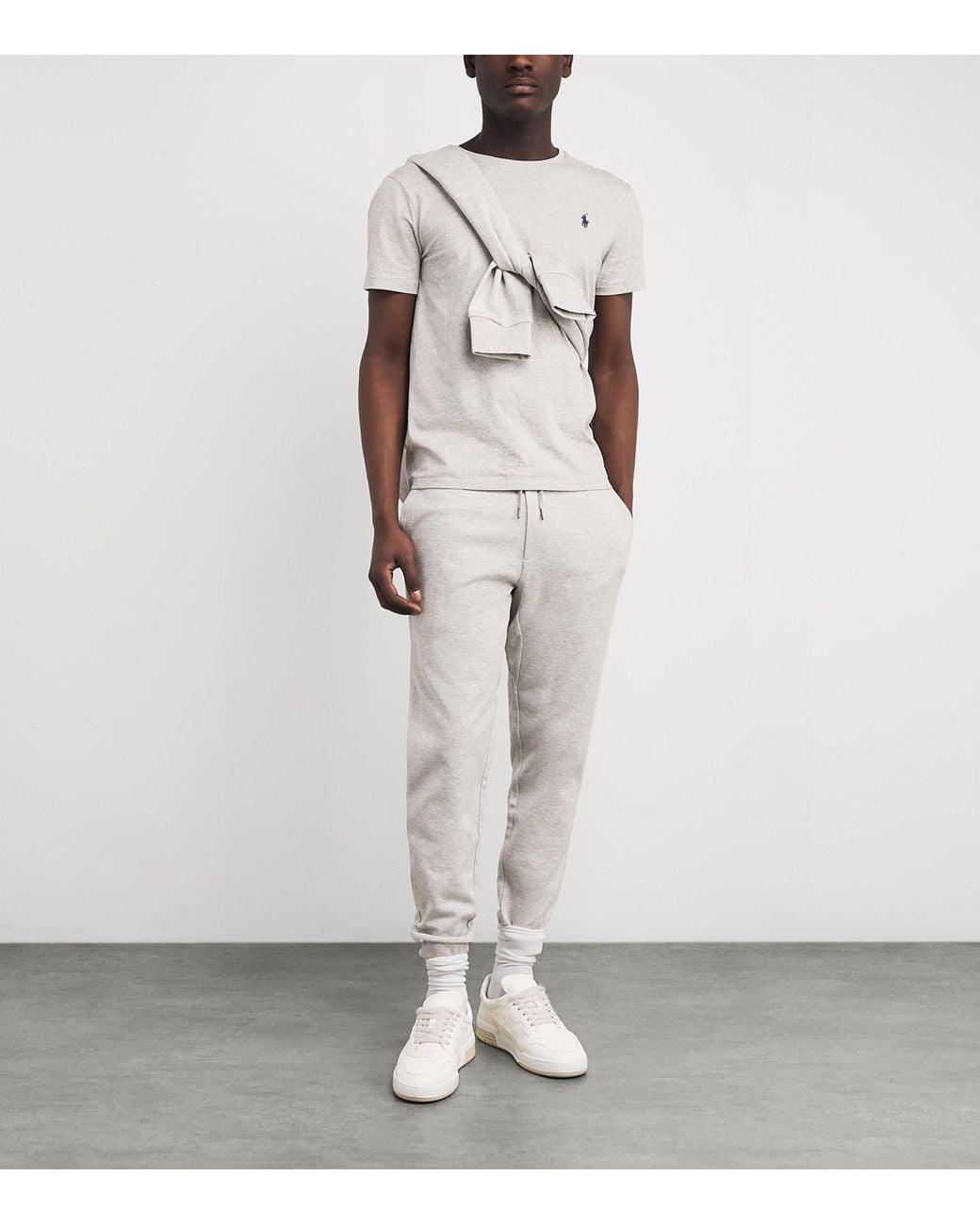 Polo Ralph Lauren Gray Cotton-Blend Sweatpants for men