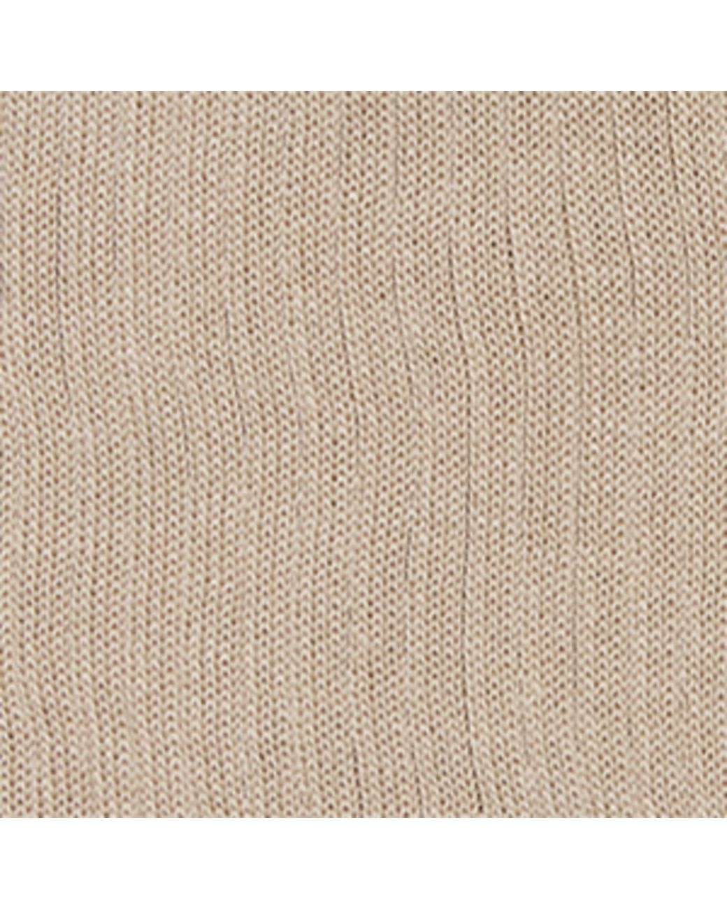 Doré Doré Natural Mercerised Cotton Ribbed Socks for men